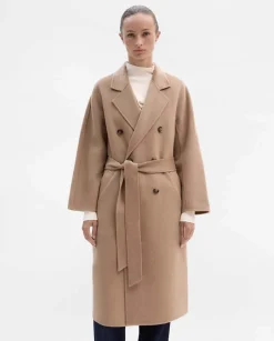 Prendas De Abrigo|SIMORRA Abrigo lana cruzado Beige