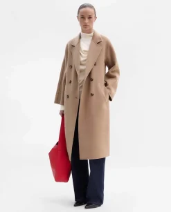 Prendas De Abrigo|SIMORRA Abrigo lana cruzado Beige