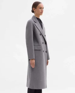 Prendas De Abrigo|Chaquetas|SIMORRA Abrigo largo cruzado Gris