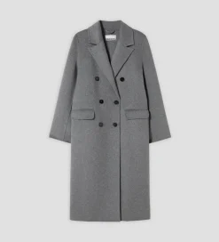 Prendas De Abrigo|Chaquetas|SIMORRA Abrigo largo cruzado Gris