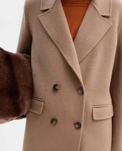 Prendas De Abrigo|SIMORRA Abrigo largo doble faz Beige