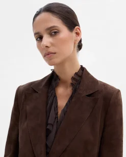 Prendas De Abrigo|Chaquetas|SIMORRA Americana de ante Marrón