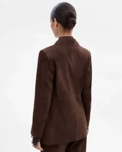 Prendas De Abrigo|Chaquetas|SIMORRA Americana de ante Marrón