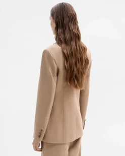 Prendas De Abrigo|Chaquetas|SIMORRA Americana entallada costuras Beige