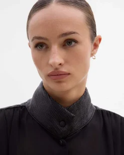 Camisas Y Blusas|SIMORRA Blusa combinada Negro