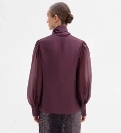 Fiesta|Camisas Y Blusas|SIMORRA Blusa lazada cuello Rojo