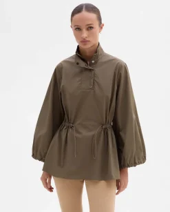 Camisas Y Blusas|SIMORRA Blusón cuello alto Verde