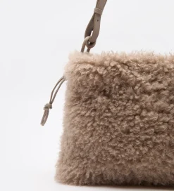 Bolsos|SIMORRA Bolso bombonera pelo Beige