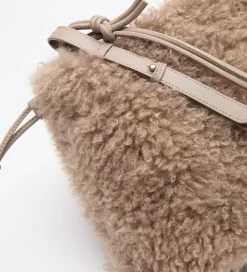 Bolsos|SIMORRA Bolso bombonera pelo Beige