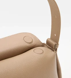 Bolsos|SIMORRA Bolso piel baguette Beige