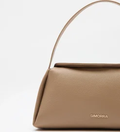 Bolsos|SIMORRA Bolso piel baguette Beige