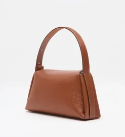 Bolsos|SIMORRA Bolso piel baguette Marrón