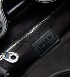 Bolsos|SIMORRA Bolso piel bombonera Negro