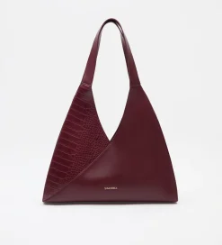 Bolsos|SIMORRA Bolso shopper combinado piel Rojo