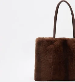 Bolsos|SIMORRA Bolso shopper pelo Marrón