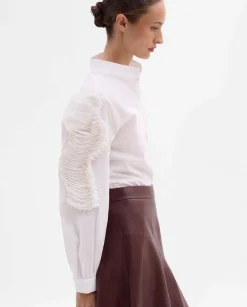Fiesta|Camisas Y Blusas|SIMORRA Camisa bordado textil Blanco