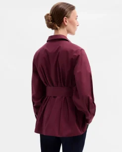 Camisas Y Blusas|SIMORRA Camisa con cinturón Rojo