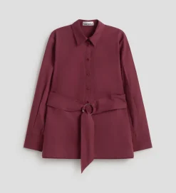 Camisas Y Blusas|SIMORRA Camisa con cinturón Rojo