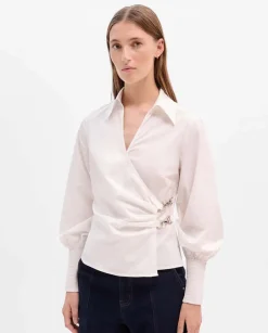 Camisas Y Blusas|SIMORRA Camisa detalle mosquetón Blanco