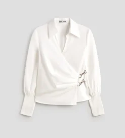 Camisas Y Blusas|SIMORRA Camisa detalle mosquetón Blanco