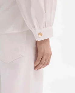Camisas Y Blusas|SIMORRA Camisa manga abullonada Blanco