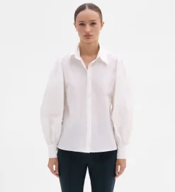 Fiesta|Camisas Y Blusas|SIMORRA Camisa manga abullonada Blanco