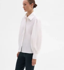 Fiesta|Camisas Y Blusas|SIMORRA Camisa manga abullonada Blanco