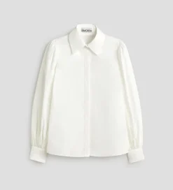 Fiesta|Camisas Y Blusas|SIMORRA Camisa manga abullonada Blanco