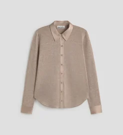 Prendas De Punto|Camisas Y Blusas|SIMORRA Camisa punto combinada Beige