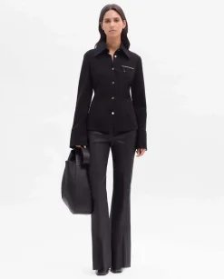 Camisas Y Blusas|SIMORRA Camisa punto técnico Negro