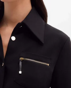 Camisas Y Blusas|SIMORRA Camisa punto técnico Negro