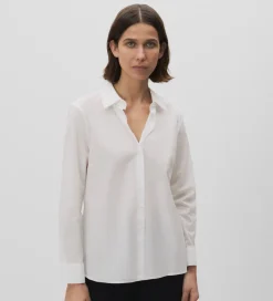 Camisas Y Blusas|SIMORRA Camisa recta algodón Blanco