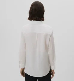 Camisas Y Blusas|SIMORRA Camisa recta algodón Blanco