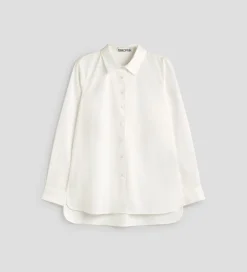 Camisas Y Blusas|SIMORRA Camisa recta algodón Blanco
