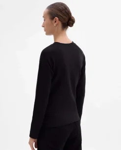 Camisetas Y Tops|SIMORRA Camiseta botones manga ranglan Negro