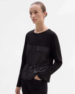 Camisetas Y Tops|SIMORRA Camiseta combinada técnica Negro