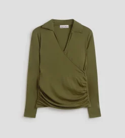 Camisetas Y Tops|SIMORRA Camiseta cruzada Verde