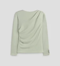 Camisetas Y Tops|SIMORRA Camiseta drapeada Verde