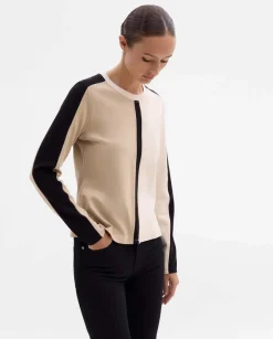 Camisetas Y Tops|SIMORRA Camiseta tricolor Beige-negro