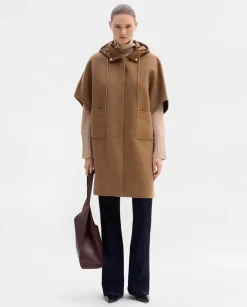 Prendas De Abrigo|SIMORRA Capa capucha técnica Beige