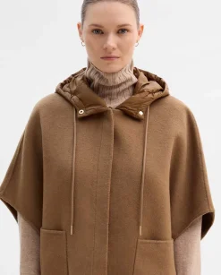 Prendas De Abrigo|SIMORRA Capa capucha técnica Beige