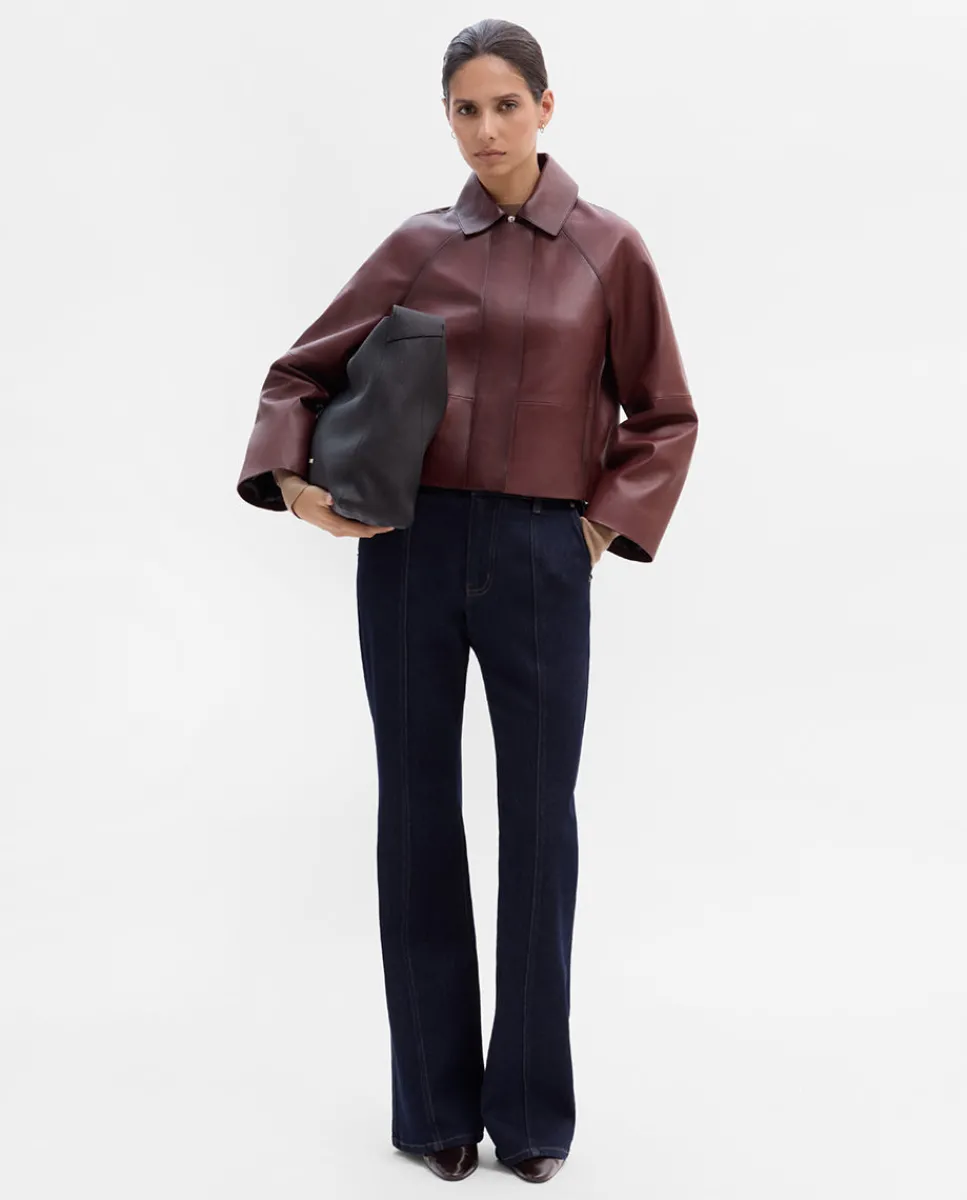 Prendas De Abrigo|Chaquetas|SIMORRA Cazadora corta napa Rojo