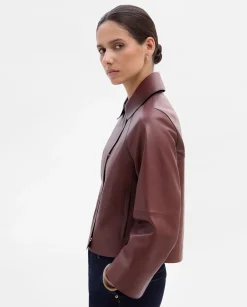 Prendas De Abrigo|Chaquetas|SIMORRA Cazadora corta napa Rojo