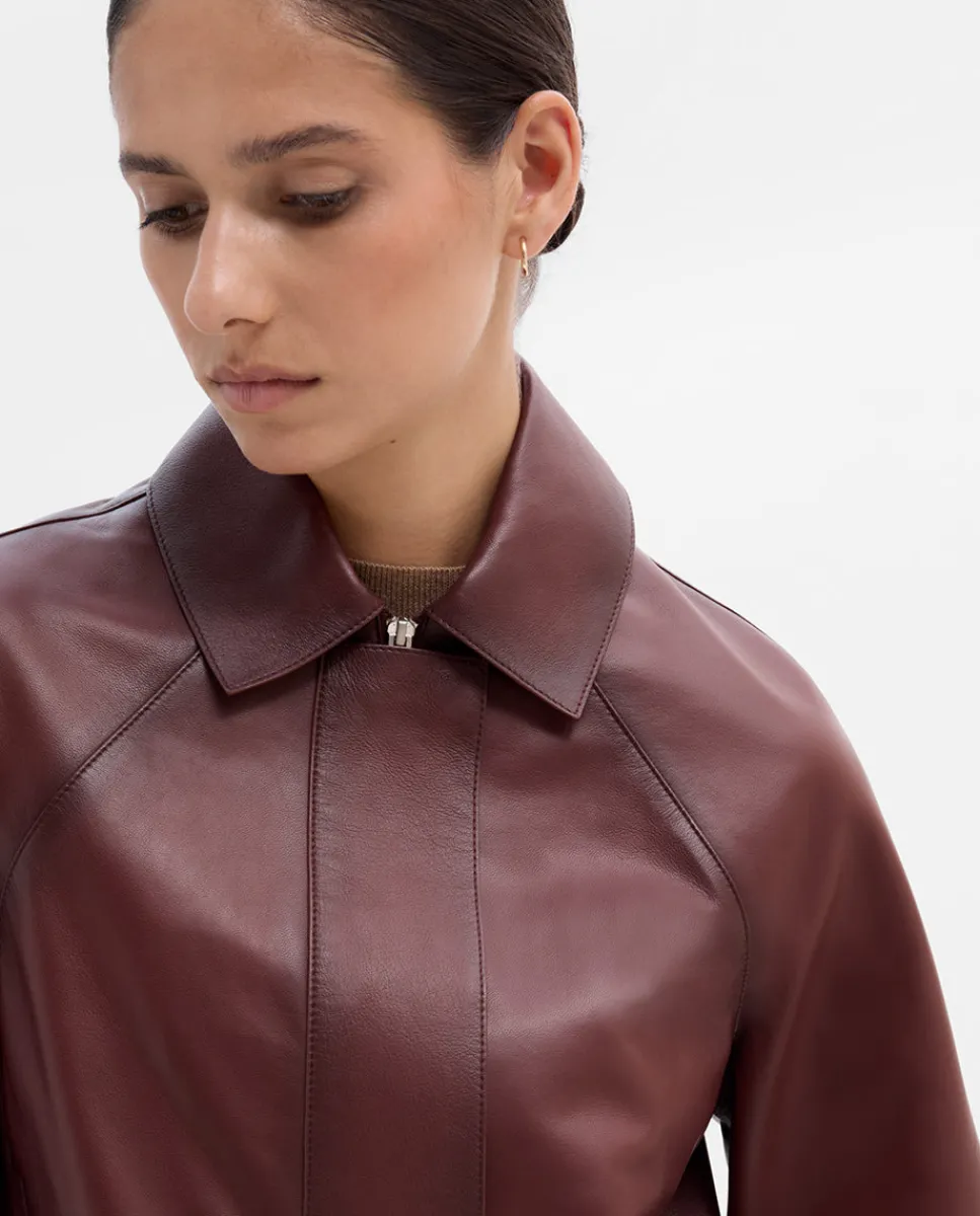 Prendas De Abrigo|Chaquetas|SIMORRA Cazadora corta napa Rojo