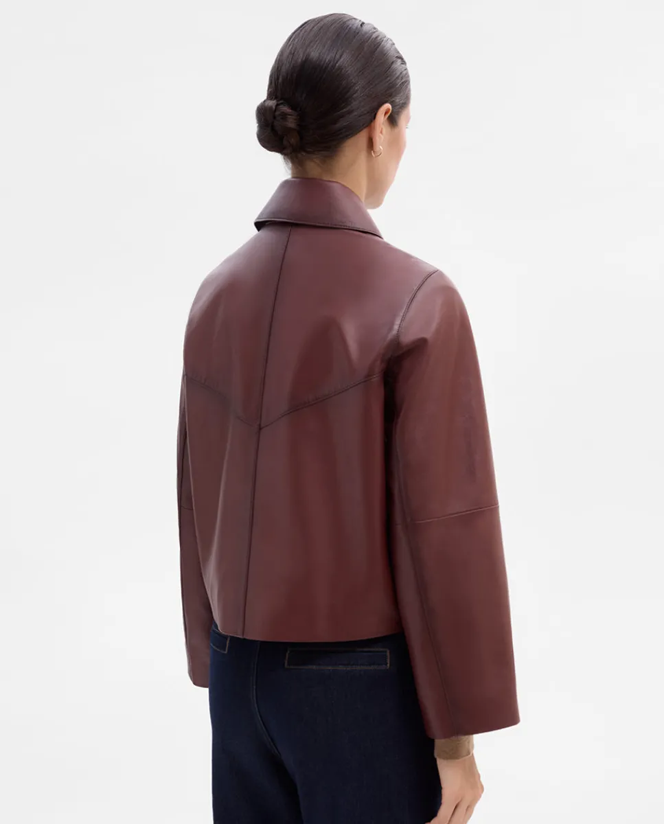 Prendas De Abrigo|Chaquetas|SIMORRA Cazadora corta napa Rojo