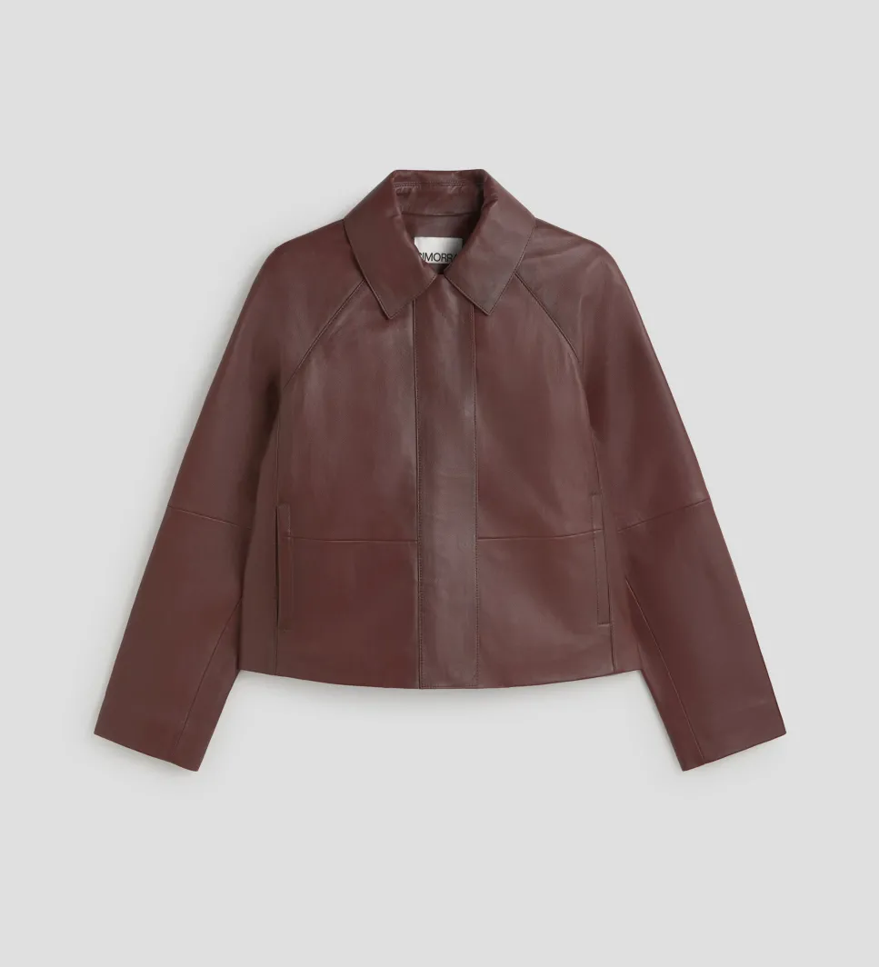 Prendas De Abrigo|Chaquetas|SIMORRA Cazadora corta napa Rojo
