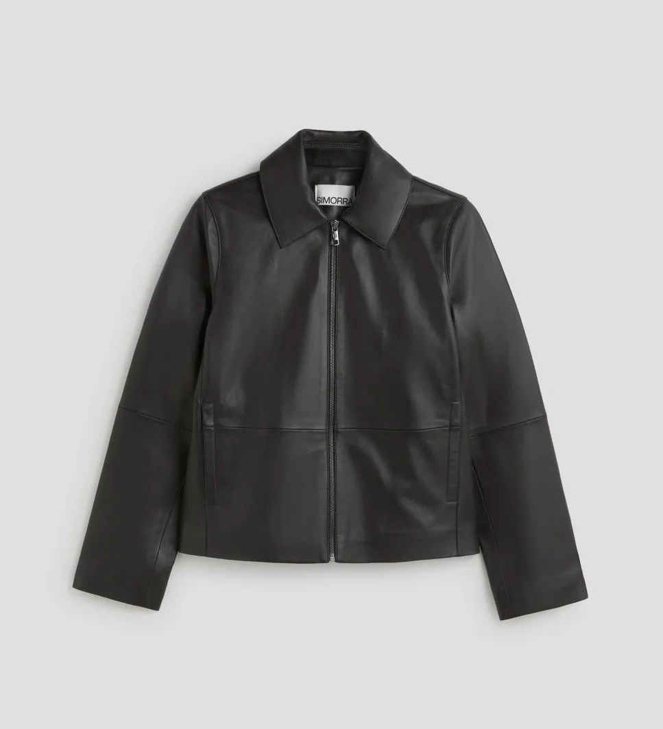 Prendas De Abrigo|Chaquetas|SIMORRA Cazadora corta napa Negro