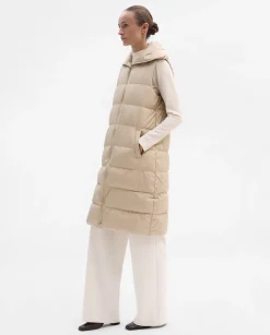 Prendas De Abrigo|Chaquetas|SIMORRA Chaleco largo acolchado Beige