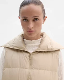 Prendas De Abrigo|Chaquetas|SIMORRA Chaleco largo acolchado Beige