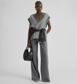 Prendas De Punto|Camisetas Y Tops|SIMORRA Chaleco punto fantasía Gris